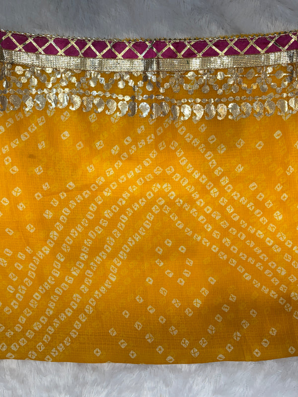 KOTA DORIYA BHANDEJ KACHI PATTI LEHENGA