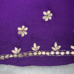 PURE GAZI SILK BHANDEJ LEHENGA