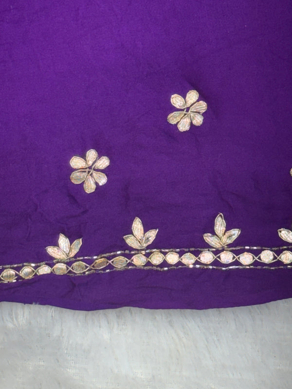 PURE GAZI SILK BHANDEJ LEHENGA