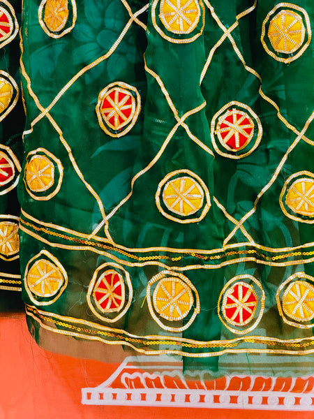 ROYAL GEORGETTE MULTI BOOTA SAREE