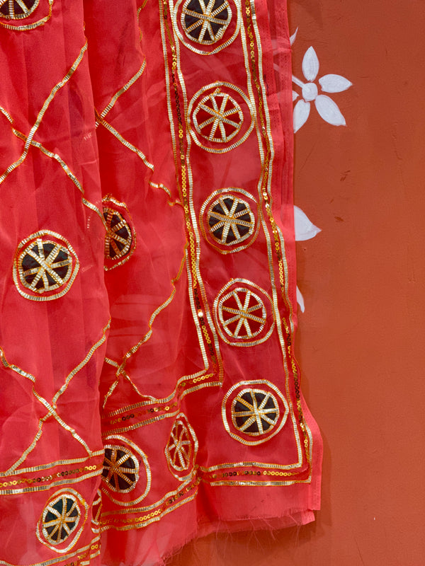 ROYAL GEORGETTE MULTI BOOTA SAREE