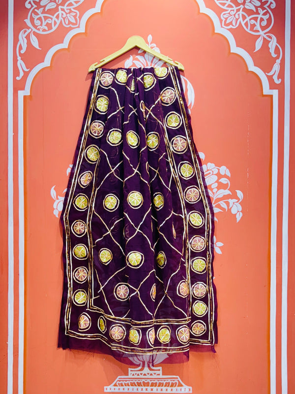 ROYAL GEORGETTE MULTI BOOTA SAREE