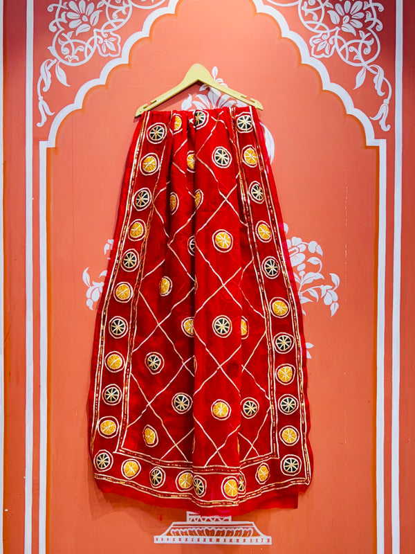 ROYAL GEORGETTE MULTI BOOTA SAREE