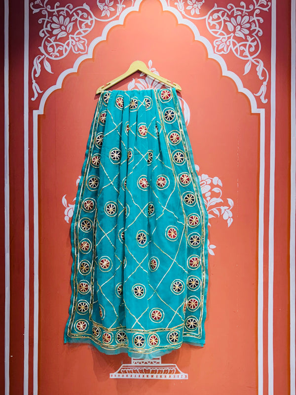 ROYAL GEORGETTE MULTI BOOTA SAREE