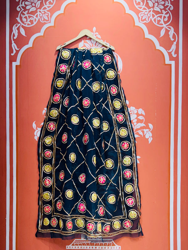 ROYAL GEORGETTE MULTI BOOTA SAREE