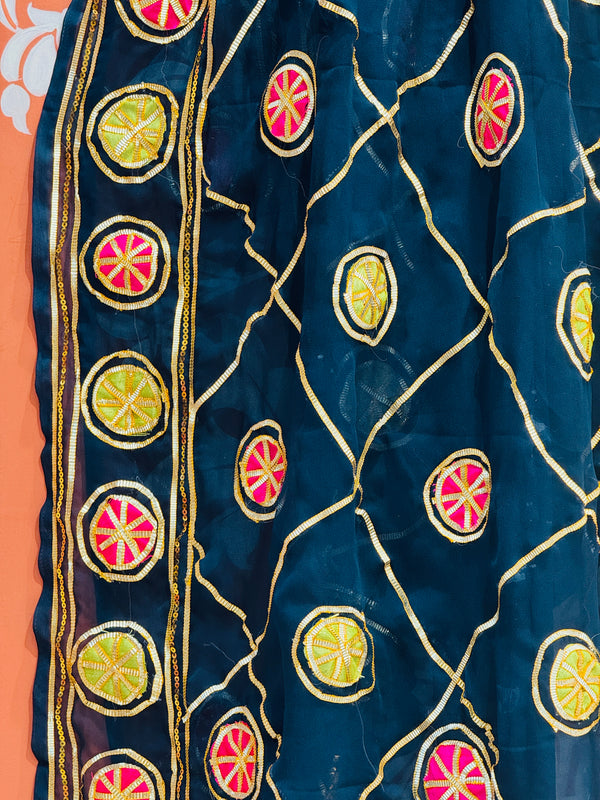 ROYAL GEORGETTE MULTI BOOTA SAREE