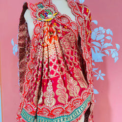 BROACH BANARSI GHATCHOLA DUPATTA