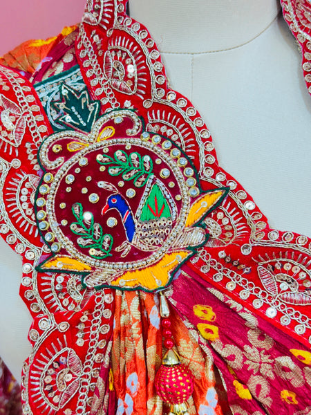 BROACH BANARSI GHATCHOLA DUPATTA