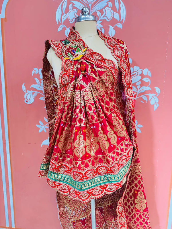 BROACH BANARSI GHATCHOLA DUPATTA