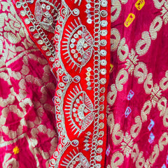 BROACH BANARSI GHATCHOLA DUPATTA