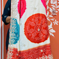 CHINON MANDALA BIG BOOTA SAREE