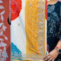 CHINON MANDALA BIG BOOTA SAREE
