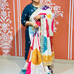 CHINON MANDALA BIG BOOTA SAREE