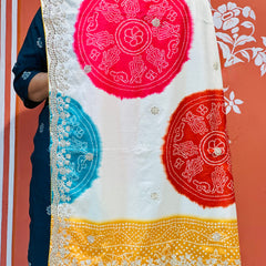 CHINON MANDALA BIG BOOTA SAREE
