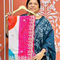 CHINON MANDALA BIG BOOTA SAREE