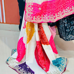 CHINON MANDALA BIG BOOTA SAREE