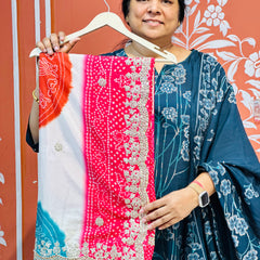 CHINON MANDALA BIG BOOTA SAREE