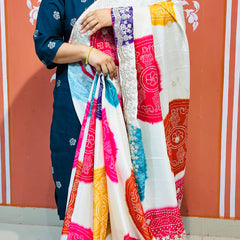 CHINON MANDALA BIG BOOTA SAREE
