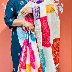 CHINON MANDALA BIG BOOTA SAREE