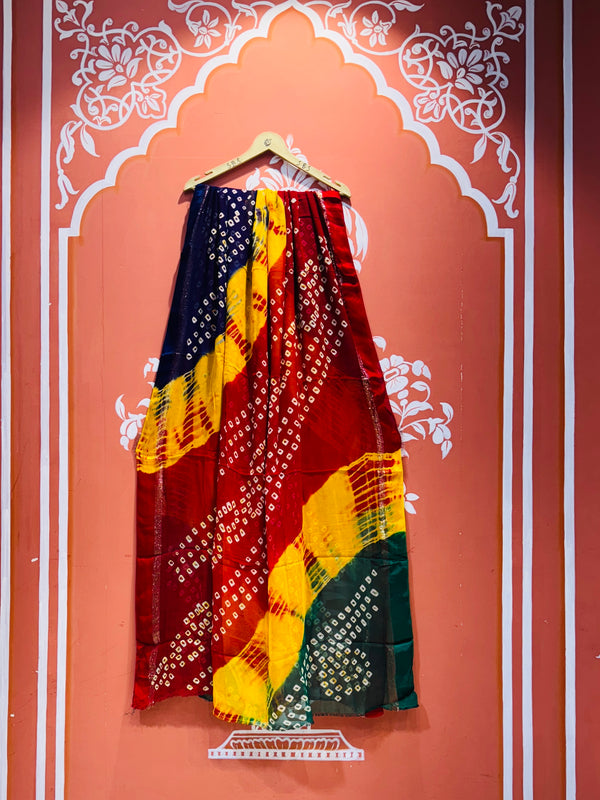 PURE GEORGETTE BHANDEJ SAREE