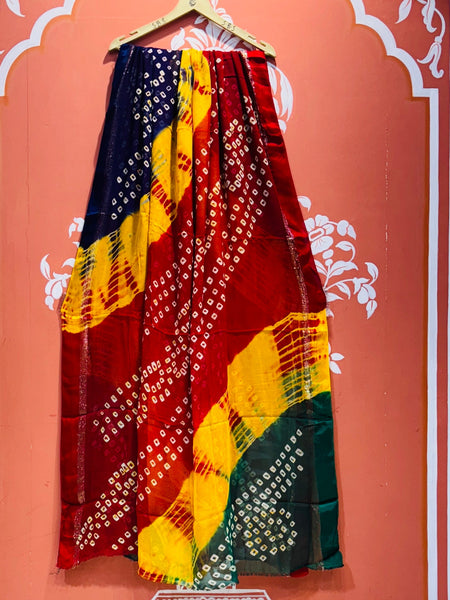PURE GEORGETTE BHANDEJ SAREE