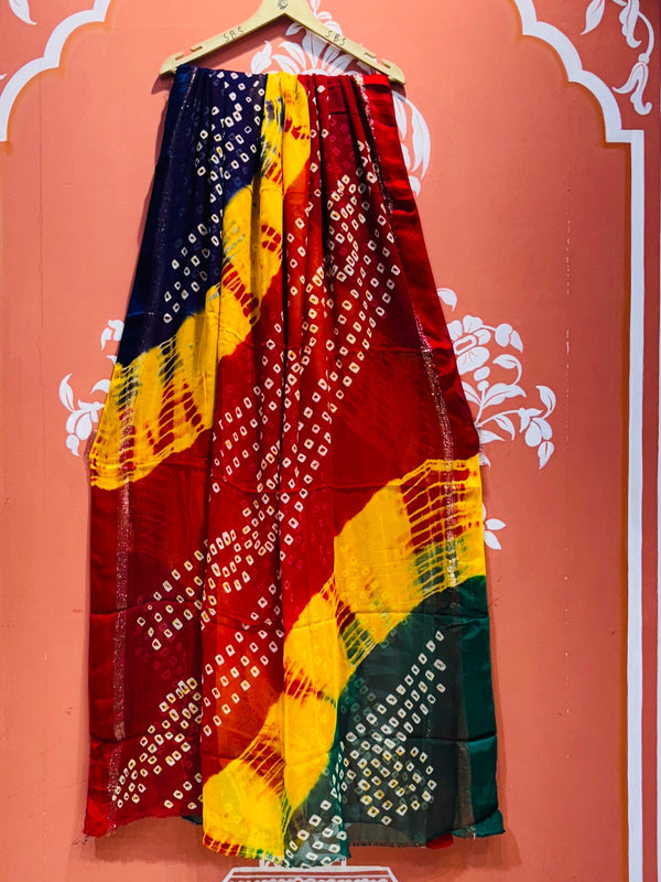 PURE GEORGETTE BHANDEJ SAREE
