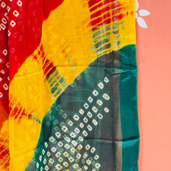 PURE GEORGETTE BHANDEJ SAREE