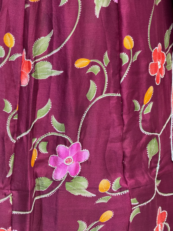 MOSH CRAPE FLORAL LEHENGA