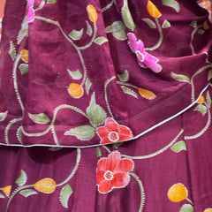 MOSH CRAPE FLORAL LEHENGA