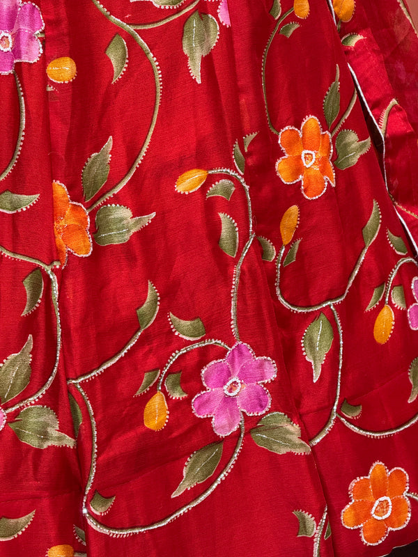 MOSH CRAPE FLORAL LEHENGA