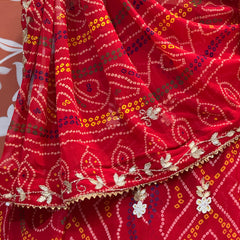 MOSH CRAPE FLORAL LEHENGA