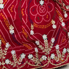 MOSH CRAPE FLORAL LEHENGA