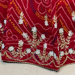 MOSH CRAPE FLORAL LEHENGA