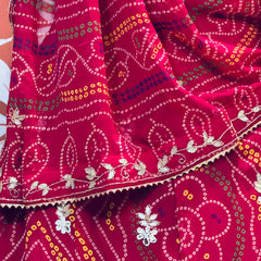 MOSH CRAPE FLORAL LEHENGA
