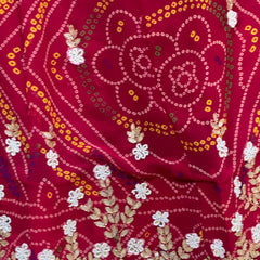 MOSH CRAPE FLORAL LEHENGA