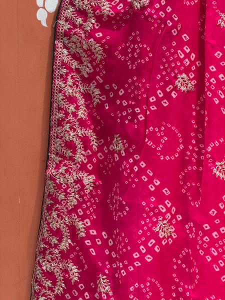 GEORGETTE PITTAN WORK SAREE