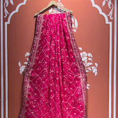 GEORGETTE GOTA PATTI WORK SAREE
