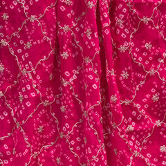 GEORGETTE GOTA PATTI WORK SAREE