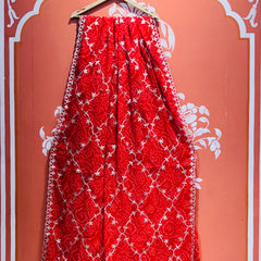 GEORGETTE GOTA PATTI WORK SAREE