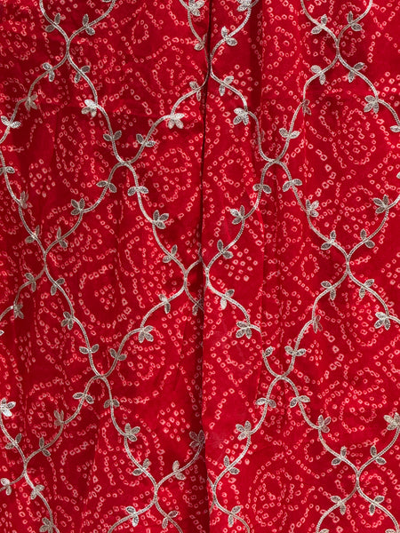 GEORGETTE GOTA PATTI WORK SAREE