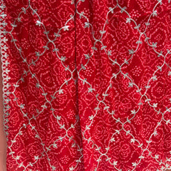 GEORGETTE GOTA PATTI WORK SAREE