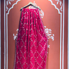 GEORGETTE GOTA PATTI WORK SAREE