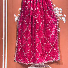 GEORGETTE GOTA PATTI WORK SAREE