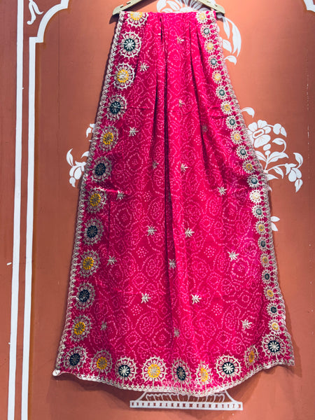 GEORGETTE MANDALA BHANDEJ SAREE