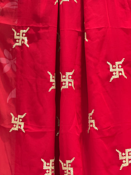 Swastik Georgette Saree