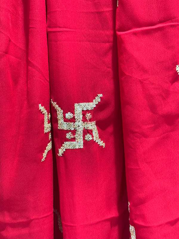 Swastik Georgette Saree