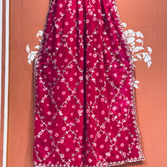 GEORGETTE GOTA PATTI WORK SAREE