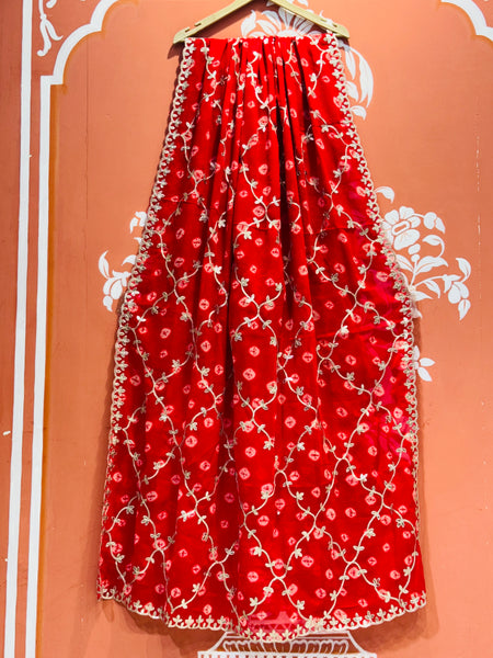 GEORGETTE GOTA PATTI WORK SAREE