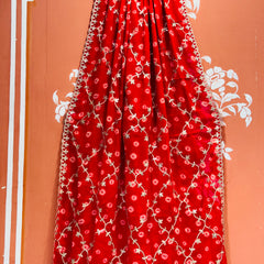GEORGETTE GOTA PATTI WORK SAREE
