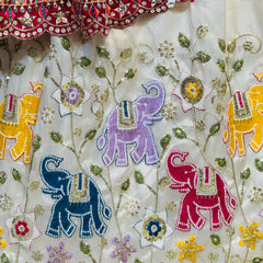 TISSUE ELEPHANTH ROYAL LEHENGA SET